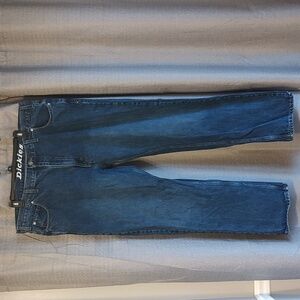 Dickies Straight Regular Fit Blue Jeans Classic Style Sz 42 x 32